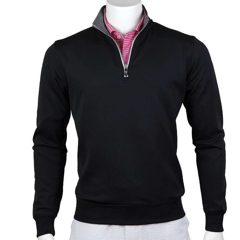 Fairway & Greene Men's "Caves" Luxury Tech 1/4 Zip Pullover. C11512C